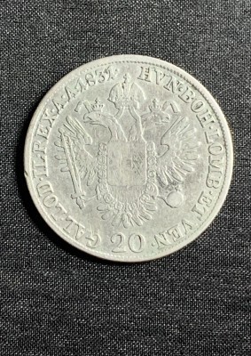 Moneda 20 kreuzer 1831 Austria semn monetărie A foto