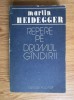 Martin Heidegger - Repere pe drumul g&icirc;ndirii, Editura Politica 1988, Filosofie
