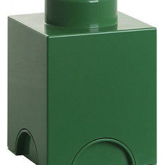 LEGO Cutii depozitare: Cutie depozitare LEGO 1 verde inchis