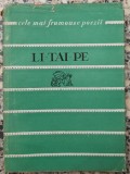 Li-Tai-Pe// colectia Cele mai frumoase poezii