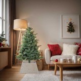 VidaXL Guler pentru Pomul de Crăciun Alb 70 x 70 x 28 cm 42020180