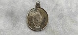 Argint 1830 MEDALION FECIOARA MARIA mare FRANTA de colectie UNIC exceptional