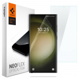 Set 2 Folii de protectie Spigen Neo Flex pentru Samsung Galaxy S23 Ultra Transparent