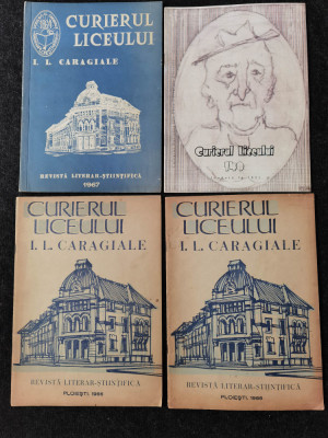 Reviste vechi Curierul liceului I.L.Caragiale, Ploiesti. Carti vechi monografie. foto