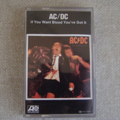 AC/DC - If You Want Blood You've Got It - Caseta Originala Atlantic Germany