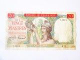 Cumpara ieftin Rara! Indochina(Vietnam,Laos,Cambodgia) 20 Piastres 1949,bancnota din imagini