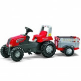 Tractor cu pedale si remorca - Rolly Junior, Rolly Toys