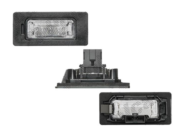 Lampa numar Audi A1 (8x), 04.2010-05.2011; Tt (8j), 05.2006-05.2011, spate, Stanga = Dreapta, C5W; cu becuri, DEPO