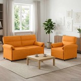 Cumpara ieftin Set de canapea 2 buc. Galben Intunecat Tesatura