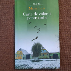 Maria Ellis - Carte de colorat pentru orbi
