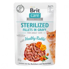 Brit Care Cat Sterilized Healthy Rabbit 85 g foto