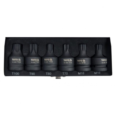 Set torx / spline bit6buc 3/4 Yato YT-10653 foto