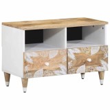 VidaXL Comodă TV, 70x33,5x46 cm, lemn masiv de mango
