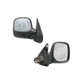 Oglinda exterioara Citroen Berlingo (Mf), 07.1996-02.2008, Peugeot Partner (G), 07.1996-03.2008, Dreapta, Crom, electrica, carcasa prevopsita, grundu