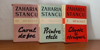 Zaharia Stancu - Desculț (3 volume) foto
