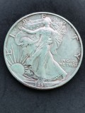 Moneda Argint USA 1$ American Silver Eagle 1991, 31.1g Argint 999