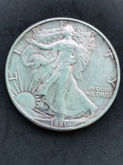 1 $ &quot;American Silver Eagle&quot; 1991, USA - G 4233