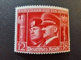 Germania (Deutsches Reich) 1941 &bdquo;Frăția de Arme Germano-Italiană&rdquo; (Zwei V&ouml;lker und ein Kampf - Hitler &amp; Mussolini) 12+38 Pfennig MNH - Cod: -TG1