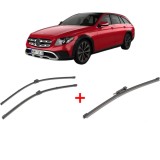 Cumpara ieftin Set 3 stergatoare MERCEDES-BENZ E-CLASS T-Model (S213) 2016 - 2023, pentru parbriz si luneta, Valeo Silencio Xtrm