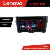 Navigatie Nissan Qashqai Lenovo Kit-353 8 core 6+128 GB Android Waze USB Navigatie Internet Youtube Radio CarStore Technology