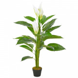 Plantă Artificială Anthurium Cu Ghiveci Alb 115 cm 280161, General