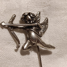 BROSA PIN argint CUPIDON manopera EXCEPTIONALA de efect VECHI vintage SPLENDID