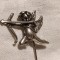argint BROSA CUPIDON manopera EXCEPTIONALA vechi PIN de efect VECHI superb UNIC