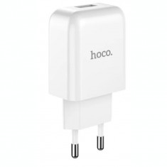 Incarcator Retea Hoco N2 Vigour 1xUSB 2.1A Alb