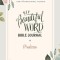 Niv, Beautiful Word Bible Journal, Psalms, Paperback, Comfort Print
