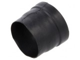 Fiting termocontractibil drept cu adeziv 11mm negru