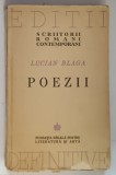 POEZII de LUCIAN BLAGA , 1942 , EXEMPLAR NUMEROTAT 4216 DIN 4226 * COTOR LIPIT CU SCOTCH