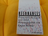 Resonances- franzosische lyrik set 1960 - bilingv