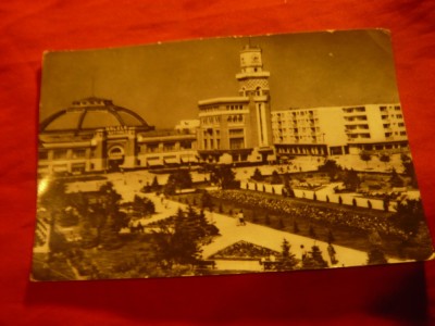 Ilustrata Ploiesti - Halele Centrale circulat 1965 foto