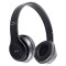 Casti fara fir P47, cu Bluetooth, pliabile, pe ureche, alb/negru