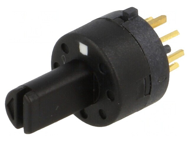 Comutator Rotativ 45&deg; 0.5A 24VDC 1 Secțiune