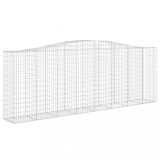 Cumpara ieftin Cos gabion arcuit, 400x50x140/160 cm, fier galvanizat