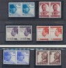 1940 ROMANIA Carol II 10 ani de Domnie - seria rară NEdantelata in perechi orizontale MNH, tiraj 200 serii, Nestampilat