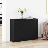 Dulap, stejar negru, 90,5x30x70 cm, lemn prelucrat