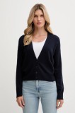 United Colors of Benetton cardigan din amestec de l&acirc;nă culoarea bleumarin, light, 102HD6052