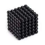 Bile magnetice Neocube 216, de &Oslash;5 mm, negru, 216 piese