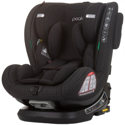 Scaun auto Chipolino Peak I-Size 40-150 cm obsidian cu sistem Isofix foto
