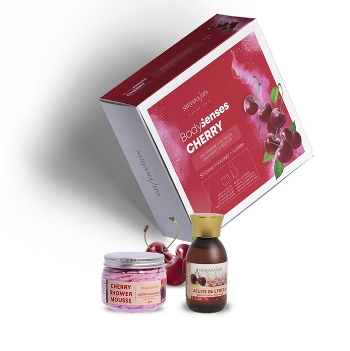 Pachet ingrijire, Shower Mousse de cirese si ulei de cirese
