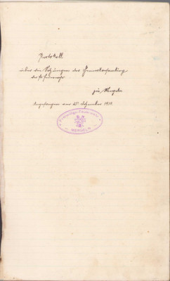 MSP32 Registru 1910 Formațiunea de pompieri voluntari Merghindeal Sibiu foto