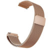 Curea tip Milanese Loop, compatibila Samsung Galaxy Watch3 40mm, telescoape Quick Release, Rose Gold, Size S, Very Dream