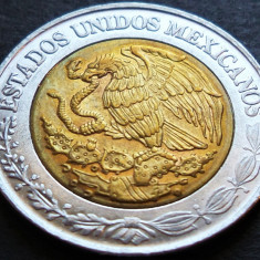 Moneda bimetal 1 NUEVO PESO - MEXIC, anul 2017 * cod 4920