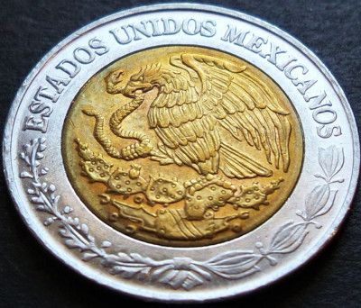 Moneda bimetal 1 NUEVO PESO - MEXIC, anul 2017 * cod 4920 foto