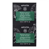 Cumpara ieftin Masca detoxifianta ochi obositi cu extract de Ginko Biloba, Express, 2*2 ml, Apivita