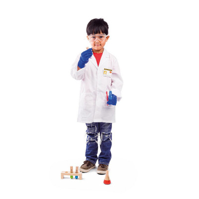 Set costum si accesorii de laborator pentru copii PlayLearn Toys foto