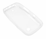 Husa silicon transparenta (cu spate mat) pentru Nokia 308 / 309 Asha