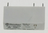 24VDC 10A-250VAC RELEU, 1 COMUTATOR 43.41.7.024.2000 FINDER